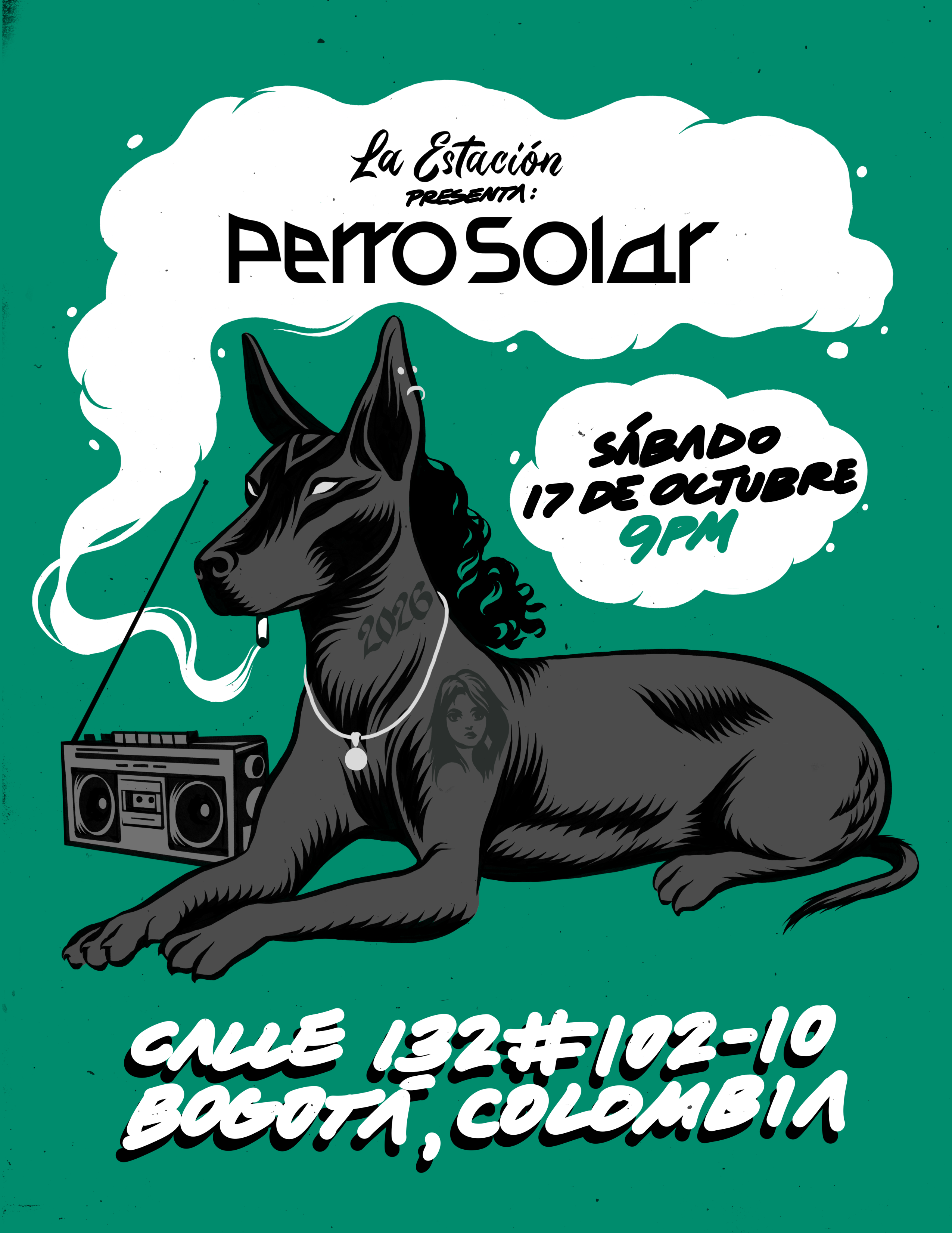 Perro Solar en La Estación Rock And Roll - sábado 17 de octubre de 2026